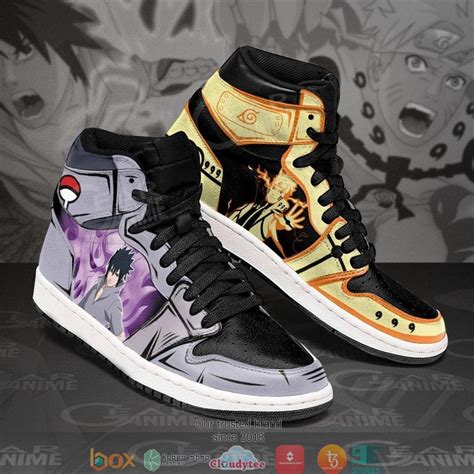 HOT Bijuu And Sasuke Susanoo Anime Air Jordan High Top Sneakers Express Your Unique Style With