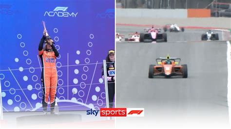 F1 Academy | Barcelona Race 1 highlights | Video | Watch TV Show | Sky ...