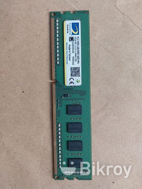 TwinMOS 4GB DDR3 1600MHz U DIMM For Desktop For Sale In Tejgaon Bikroy