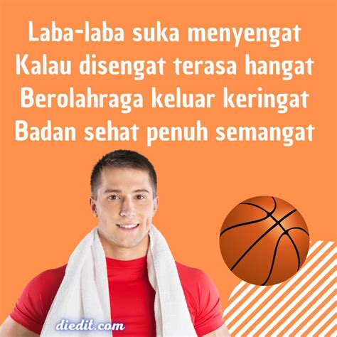 pantun olahraga  semangat motivasi sehat dieditcom