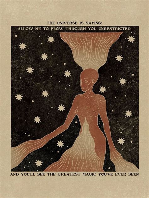 Universe Stars Print Burnt Orange Print Cosmos Nude Body Etsy In 2024 Soul Art