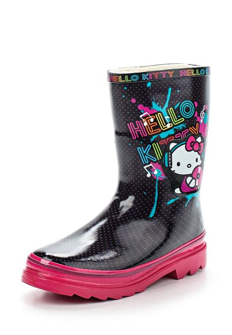 Резиновые сапоги Hello Kitty, цвет: мультиколор, HE453AKEVR05 — купить ...