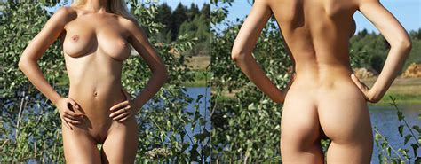 Blonde Nude In Nature