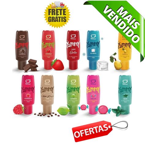 Kit Geis Térmicos para Oral Massagem Esquenta Esfria Yummy atacado revenda Sex Shop Shopee