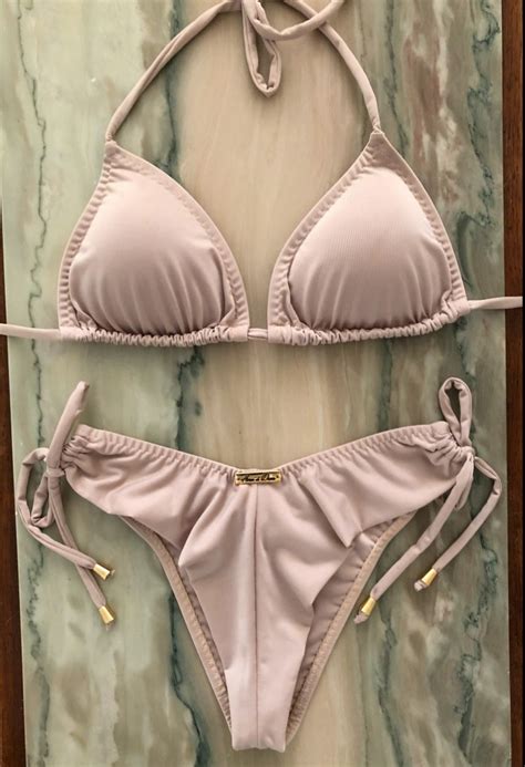 Biqu Ni Cortininha Fio Duplo Nude Blush Hora De Diva