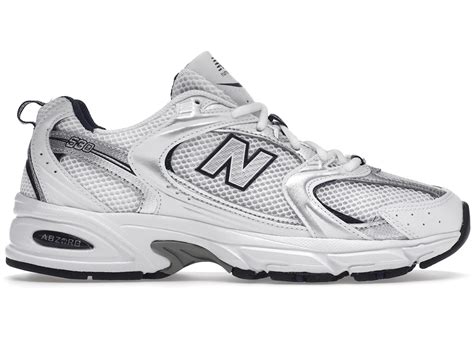 New Balance 530 White Silver Navy Men's - MR530SG - US