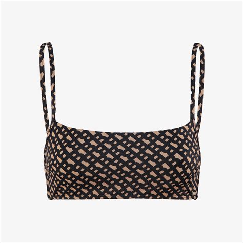 Boss Monogram Bandeau Kadın Siyah Bikini ÜstüM Occasion