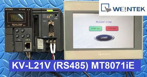 Tutorial Keyence Kv5500 And Vt5 W07 Ethernet Connection