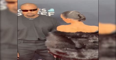 Grammy Awards 2025 Kanye West Wife Naked Bianca Censori Escorted