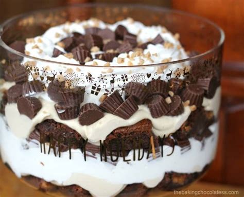 Ultimate Reeses Peanut Butter Cup Brownie Trifle