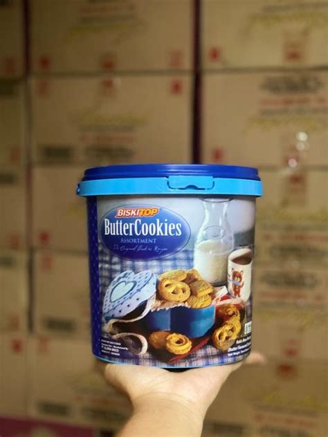 Biskitop Ember Handle Varian Butter Cookies Assorted Peanut Coconut