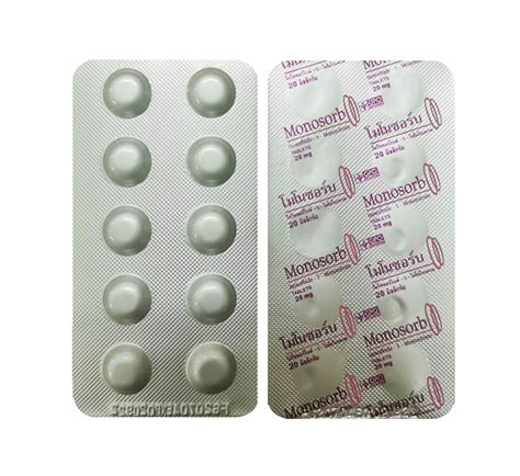 Isosorbide Mononitrate Tablet 20 Mg Gpo Monosorb