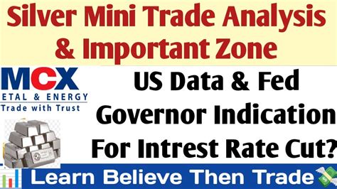 Silver Mini Trade Analysisfed News Us News Datacommodity Market