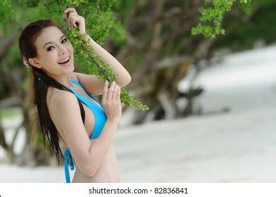 Sexy Bikini Model On Beach Sa Stock Photo 82836841 Shutterstock