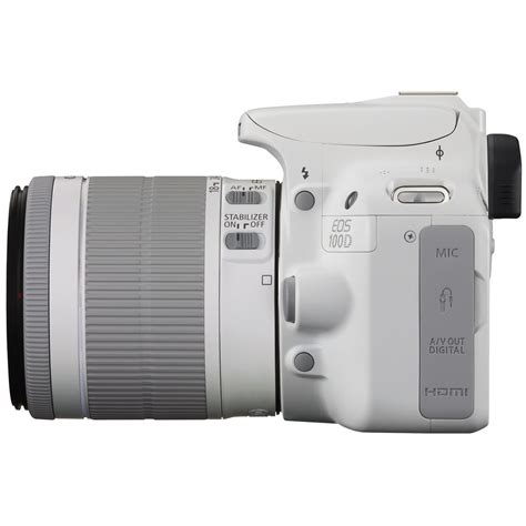 Купить Цифровой фотоаппарат Canon EOS 100D Kit 18-55 IS STM White в Москве