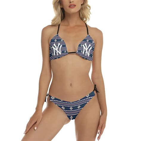 New York Yankees String Bikini Sets 067 Sportique Shop