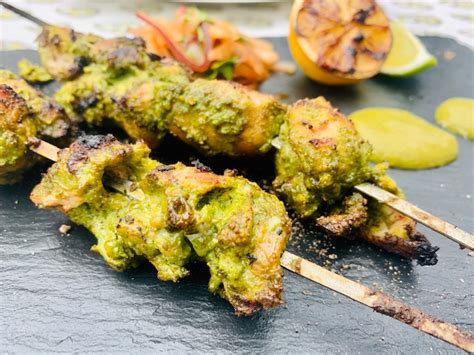 Hariyali Chicken Tikka Recipe No Oven Hariyali Murg Tikka