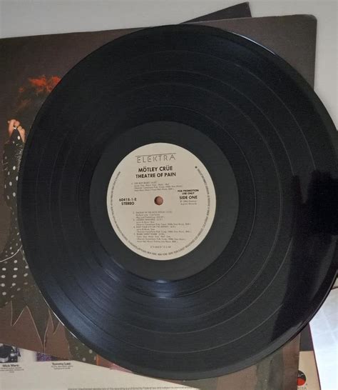 Popsike Motley Crue Theatre Of Pain Vinyl LP 1985 Promo