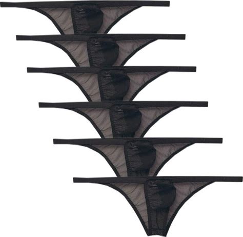 Adahop Low Waist Men S Mesh Transparent Trunks Sexy Panties Bikini Briefs Underwear Shopstyle