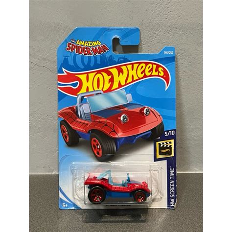 初版 Hot Wheels 風火輪 Spider Mobile 蜘蛛車 Spider Man 蜘蛛人 電影卡 蝦皮購物