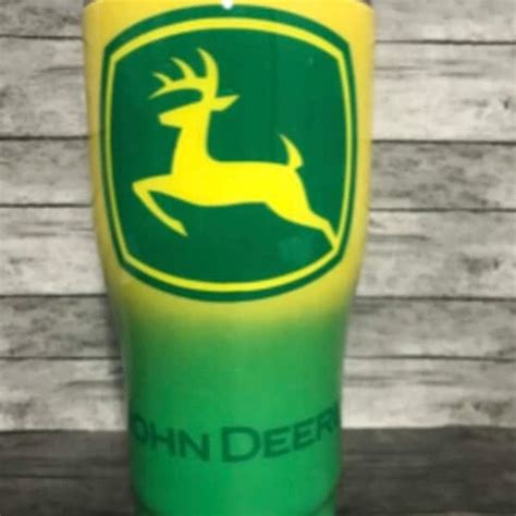 John Deere Travel Mugs Etsy