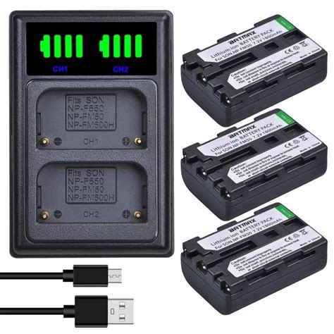 Sony Npfm Battery Charger Usb Dual Charger Battery Np Fm Sony