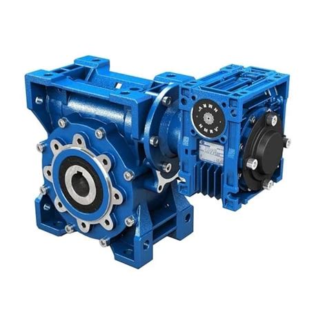 Cast Iron Double Reduction Worm Gearbox For Industrial Power Kw