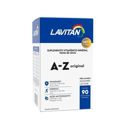 NACIONAL SUPLEMENTOS ALIMENTARES LAVITAN A Z ORIGINAL 90 COMP CIMED