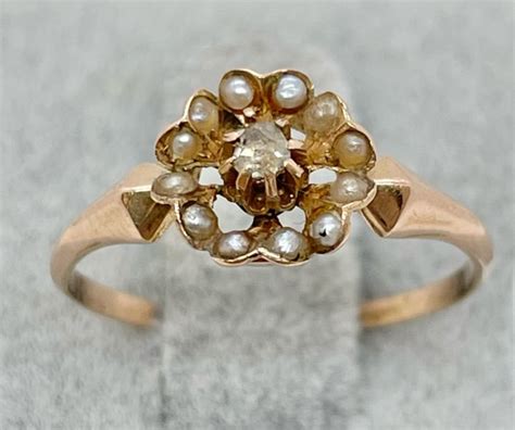 NO RESERVE PRICE XIXe siècle 18 kt Pink gold Ring Catawiki