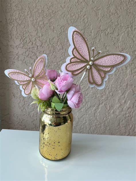 Butterflybutterfliesbutterfly Baby Shower Butterflies Centerpieces