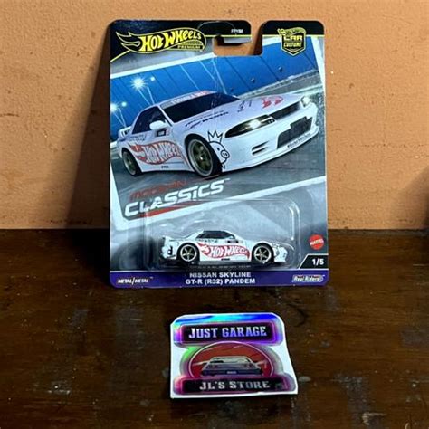 Jual Hot Wheels Premium Modern Classics Nissan Skyline Gt R R Pandem Putih Jakarta Selatan