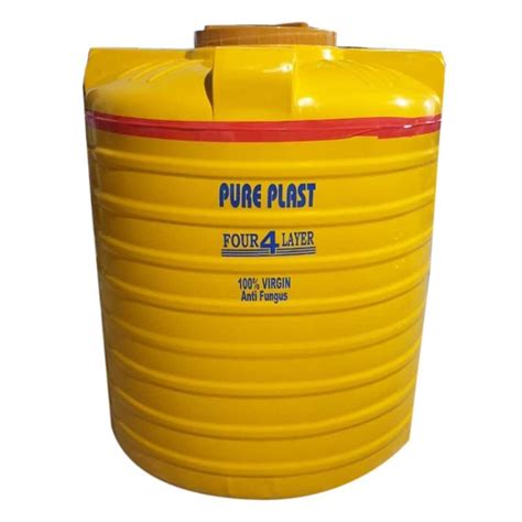 2000L 4Layers Yellow Pure Plast Water Tank At Rs 12800 Piece 3 Layer