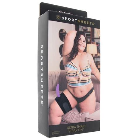 Sportsheets Ultra Thigh Adjustable Strap On Black Sex Toy Hotmovies