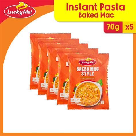 Lucky Me Pasta Baked Mac 60g X 5 Shopee Philippines