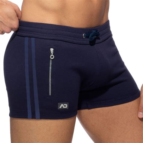Addicted Zip Pocket Sport Shorts - Navy | INDERWEAR