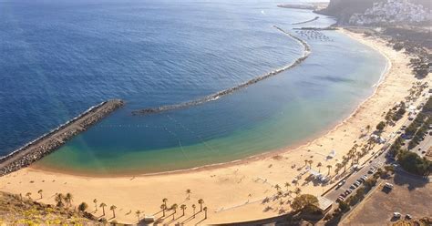 las teresitas beach   beautiful beach  tenerife north