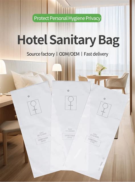 Wholesale Biodegradable Plastic Hotel Sanitary Bag Custom Disposable ...
