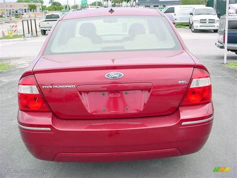 2007 Redfire Metallic Ford Five Hundred Sel 10790707 Photo 4