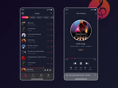 Music App Ui Behance