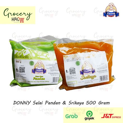 Jual DONNY SELAI PANDAN SELAI SARIKAYA SRIKAYA 500 GRAM Shopee