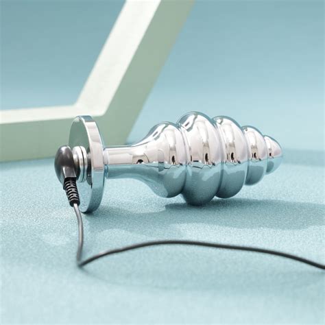 E Stim Anal Butt Plug Electro Stimulation Electro Sex Cock Ring Electric Shock Penis Cock Ring