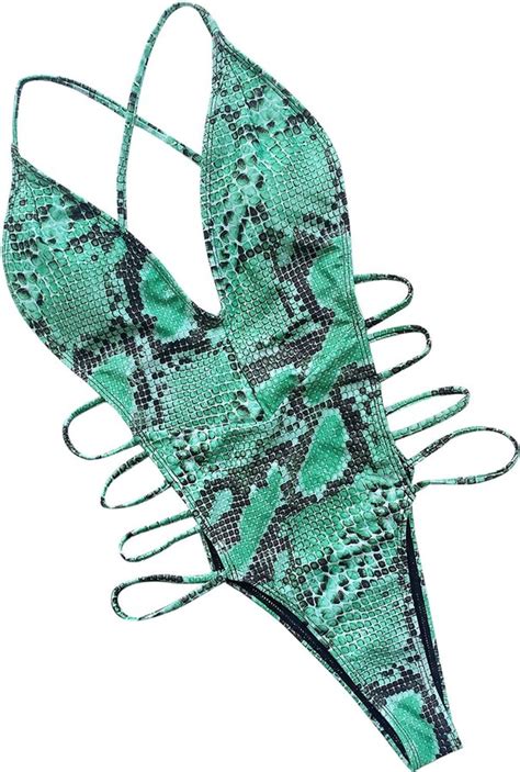 Generic C Turquoise Lime Green Teen Girl Cutout Eyelet Hawaiian Push Up Pushup Micro Bikini