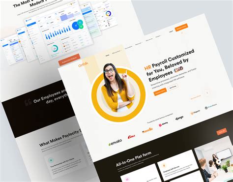 HR Payroll Landing page UI/UX Design :: Behance