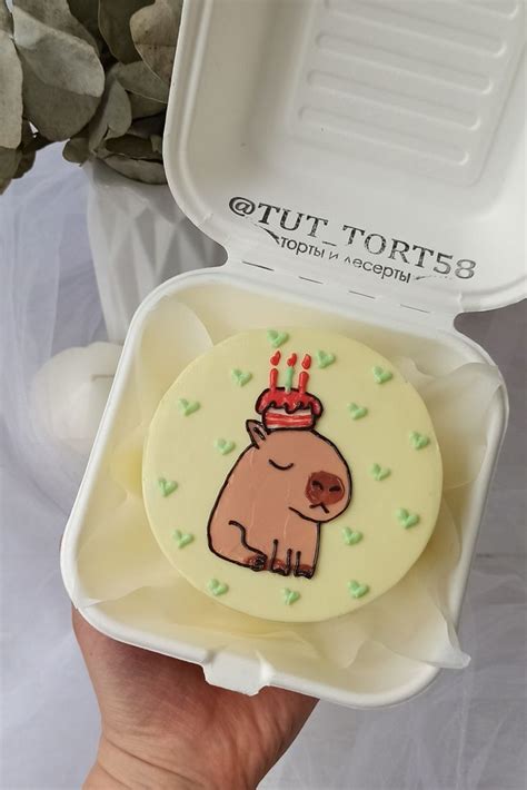 бенто капибара | Капибара, Торт, Торт на день рождения