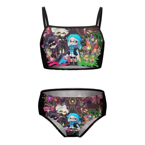 Splatoon Girls Bikini Swimsuits Two Piece Beach Bathing Suit Swimwear Y Cm Walmart