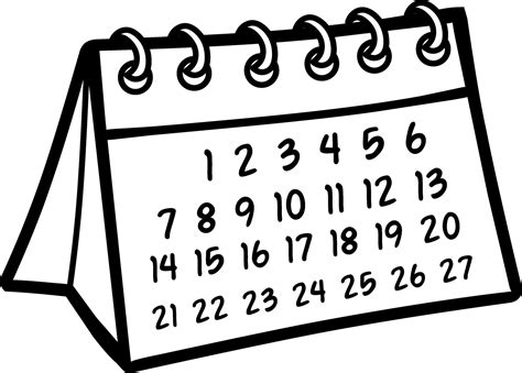 Illustration Of Calendar 28648538 Vector Art At Vecteezy