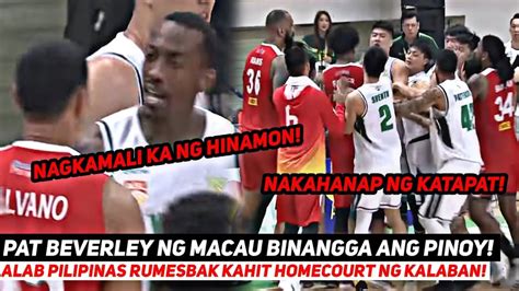 PAT TOO SMALL BEVERLEY NG MACAU NIYABANGAN ANG MGA PINOY NAGKAGULO SA