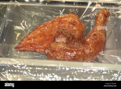 Leg Chicken Meat Stock Photo Alamy