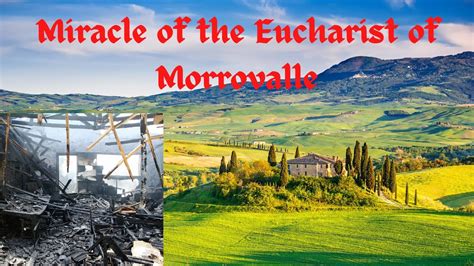 Miracle Of The Eucharist Of Morrovalle Youtube