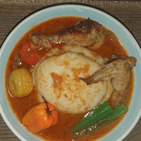 Fufu & Cloclo Desì (Yam root polenta with chicken sauce) – Joy and Meal